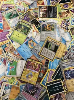 2.5LB Lot of Mixed Assorted Pokemon Cards CCG TCG Trading Cards | w/ Holo Cards - Image 2