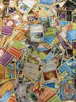 2.5LB Lot of Mixed Assorted Pokemon Cards CCG TCG Trading Cards | w/ Holo Cards - Image 3
