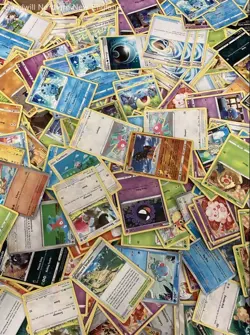 2.5LB Lot of Mixed Assorted Pokemon Cards CCG TCG Trading Cards | w/ Holo Cards - Image 5