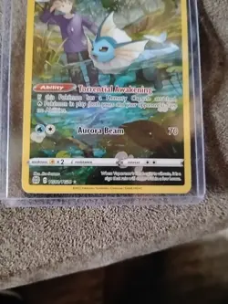 Pokemon Card Vaporeon Brilliant Stars TG02/TG30 Full Art Trainer Gallery MINT - Image 3