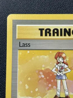 Pokemon Trainer Lass 104/130 Base Set 2 Non-Holo Rare Card WOTC TCG 1999 MP / HP - Image 2