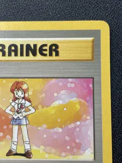 Pokemon Trainer Lass 104/130 Base Set 2 Non-Holo Rare Card WOTC TCG 1999 MP / HP - Image 3