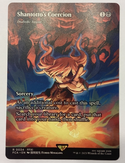MTG English Shantotto's Coercion - Diabolic Intent (Showcase) NM Normal - Image 1