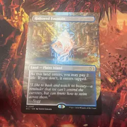 Hallowed Fountain - R0347 Reg (Borderless) Lorwyn Eclipsed - MTG - - Image 1