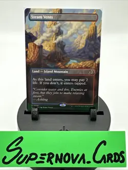 Steam Vents (Borderless) Lorwyn Eclipsed Regular MTG - M/NM - Image 1
