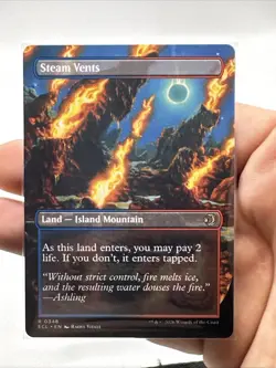 Steam Vents (Borderless) Lorwyn Eclipsed Regular MTG - M/NM - Image 3
