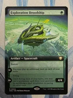 MTG Exploration Broodship (Extended) **NM** Commander: Edge of Eternities (EOC) - Image 1