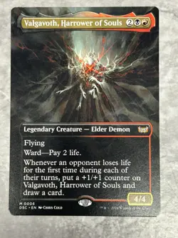 MTG Valgavoth, Harrower of Souls (Borderless) Commander: Duskmourn (DSC) Regular - Image 1