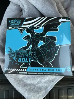 Pokemon TCG Scarlet Violet Black Bolt ETB Elite Trainer Box New Sealed - Image 1
