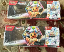 Pokemon Prismatic Evolutions Sams Club Exclusive Surprise Box Booster Bundle x2 - Image 1