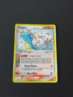 Pokemon TCG Kingdra Holon Phantoms Reverse Holo Card 10/110 Delta Species LP+ - Image 1