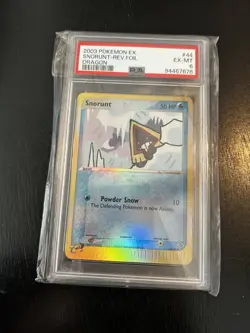 Pokemon TCG Snorunt Dragon Reverse Holo Uncommon 44/97 PSA 6 2003 - Image 1