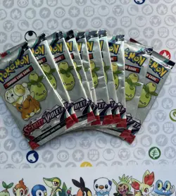Pokemon TCG Fun Packs 10 Lot Scarlet & Violet (FUN PACKS ONLY 3 cards per pack) - Image 1