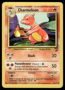 Charmeleon 35/130 Base Set 2 Pokemon TCG trading card - Image 1
