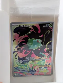 Pokemon Card Bulbasaur 133/132 - Mega Evolution Stamped Promo Sealed - Image 1
