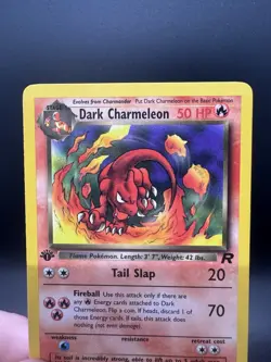 Pokemon TCG Team Rocket Dark Charmeleon 32/82 1st Edition Vintage WOTC MP - Image 3