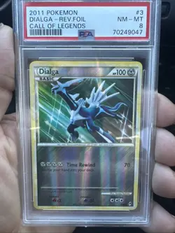 Dialga Rev Foil Call of Legends Pokemon TCG Card Near Mint Near Mint English - Image 1