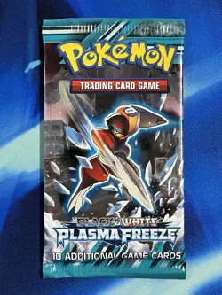Pokemon TCG 2013 Black & White Plasma Freeze Booster Pack Sealed Bisharp Art - Image 1