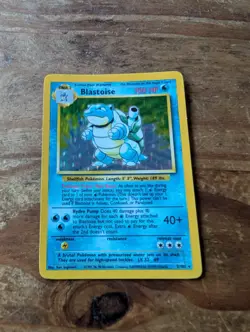 Pokemon TCG Blastoise 002/102 Base Set Holo 1999 WOTC Unlimited. LP - Image 1