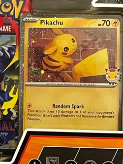 Swirly Pikachu! Pokemon TCG 30th Anniversary 2026 x 2 Raikou 2-Pack Blister x3 - Image 2