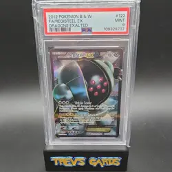 Pokemon Registeel EX Dragons Exalted 122/124 Full Art Holo PSA 9 POP 93 - Image 1