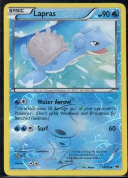 Lapras 26/99 Reverse Holo Uncommon Next Destinies Pokemon NM - Image 2
