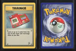Pokedex 115/130 Uncommon Base Set 2 Pokemon LP - Image 1