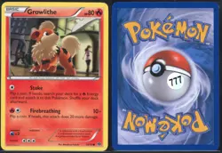 Growlithe 10/99 Common Next Destinies Pokemon NM - Image 1
