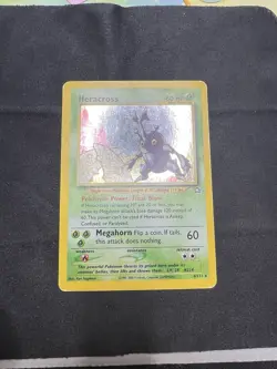Heracross 6/111 neo genesis holo Pokemon TCG LP - Image 1