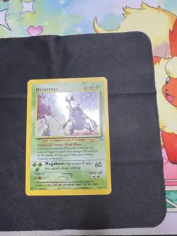 Heracross 6/111 neo genesis holo Pokemon TCG LP - Image 3