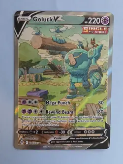 Pokemon Sword & Shield Evolving Skies Golurk V 182/203 Alt Art Alternative Art - Image 2