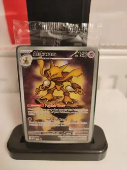 Alakazam MEP 009 | Black Star Promo | Pokemon Center Stamp ETB SEALED Full Art - Image 1