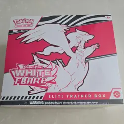 Pokemon TCG Scarlet & Violet White Flare Elite Trainer Box Factory Sealed ETB - Image 1