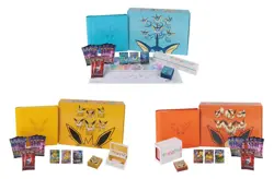 US SELLER Pokemon TCG Chinese Eevee GX Gift Box Vaporeon Jolteon Flareon 3 Boxes - Image 4