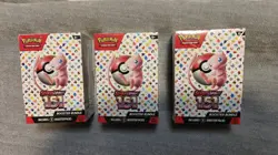 POKEMON SCARLET & VIOLET 151 BOOSTER BUNDLE 3 FACTORY SEALED BOXES NEW! 18 PACKS - Image 1