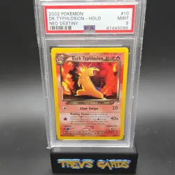 Pokemon TCG Dark Typhlosion Neo Destiny 10/105 Holo Rare 2002 PSA 9 - Image 1