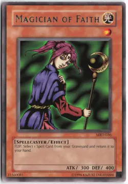 Yugioh - Magician of Faith MRD-036 Unlimited - Metal Raiders - Image 1