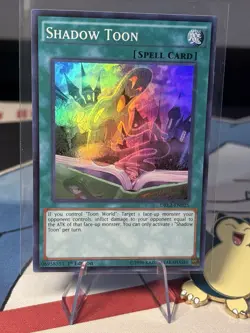 Yugioh Shadow Toon DRL2-EN025 Super Rare 1st Ed NM - Image 1