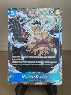 One Piece TCG Monkey.D.Luffy OP11-058 Carrying On His Will OP13 Treasure Rare - Image 2