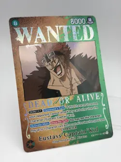 One Piece TCG English Eustass Captain Kid OP01-051 Wanted Poster Alt Art NM - Image 3
