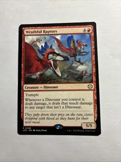 Wrathful Raptors - Commander: The Lost Caverns of Ixalan MTG Plus Bonus Card!!! - Image 1