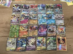 2.5LB Lot of Mixed Pokemon Cards CCG TCG Trading Cards Incl GX EX V & Holo Cards - Image 2