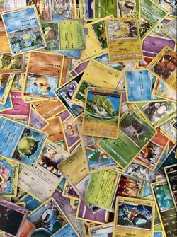 2.5LB Lot of Mixed Pokemon Cards CCG TCG Trading Cards Incl GX EX V & Holo Cards - Image 5