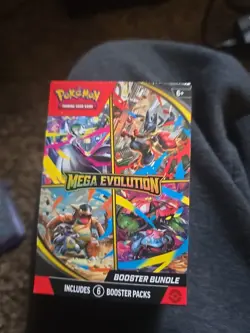 Pokemon Cards Mega Evolution Booster Bundle (6 Packs) Sealed Lot Box - Image 1