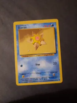Pokemon Card Staryu Base Set 65/102 Unlimited Common WOTC . - Image 4