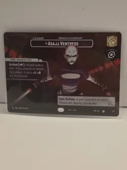 Star Wars Unlimited Asajj Ventress Showcase Twilight of The Republic 271 - Rare - Image 2