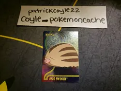 Swinub #220 Holo Pokemon Topps Johto Series 1 Card VLP - Image 2