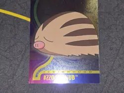 Swinub #220 Holo Pokemon Topps Johto Series 1 Card VLP - Image 4