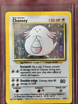 Pokemon TCG Zapdos Base Set Holo Rare Card 16/102 LOT Chansey 3/102 - Image 4