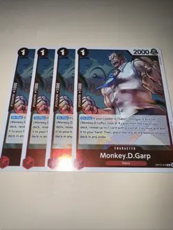 One Piece TCG OP13-016 Monkey. D. Garp X4 Playset Card Game CCG English - Image 4
